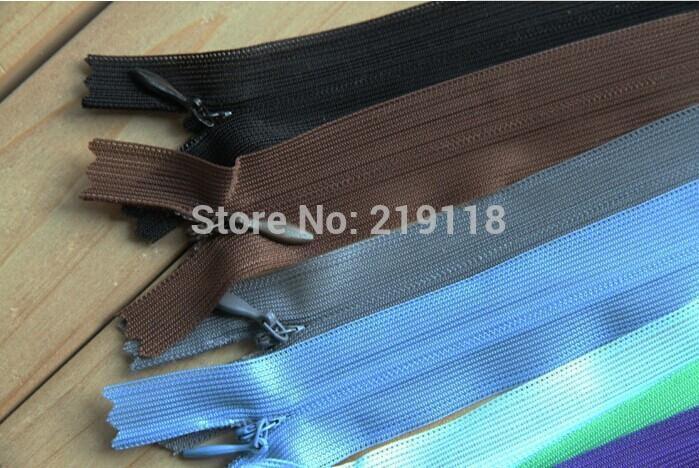 Free Shipping 60 cm Invisible zipper length garment accessories 50pcs