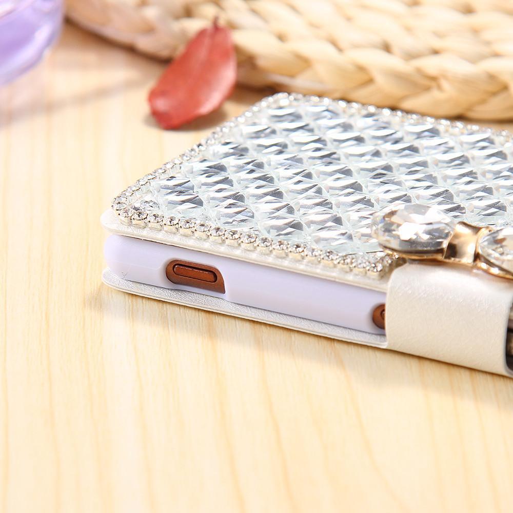 For Sony Z3 Diamond Wallet Case Fashion Women Bling Glitter Rhinestone Cover For Sony Xperia Z3 D6603 D6643 D6653 D6616 D6633