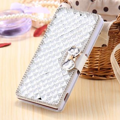 For Sony Z3 Diamond Wallet Case Fashion Women Bling Glitter Rhinestone Cover For Sony Xperia Z3 D6603 D6643 D6653 D6616 D6633